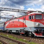 Circulația trenurilor București - Constanța zona stației Fetești