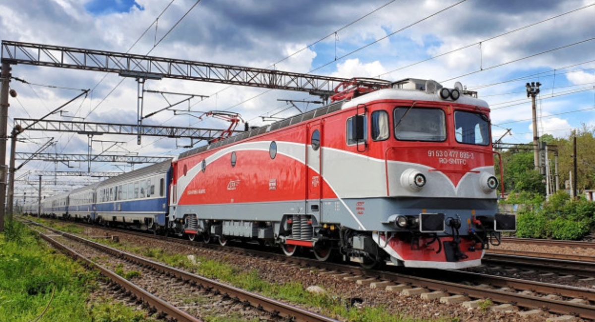 Circulația trenurilor București - Constanța zona stației Fetești