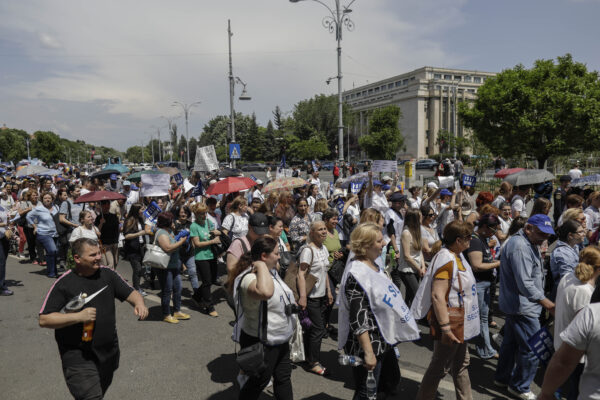 Protest al profesorilor, miercuri, în Piața Victoriei. Zeci de mii de angajați din educație sunt așteptați la manifestație