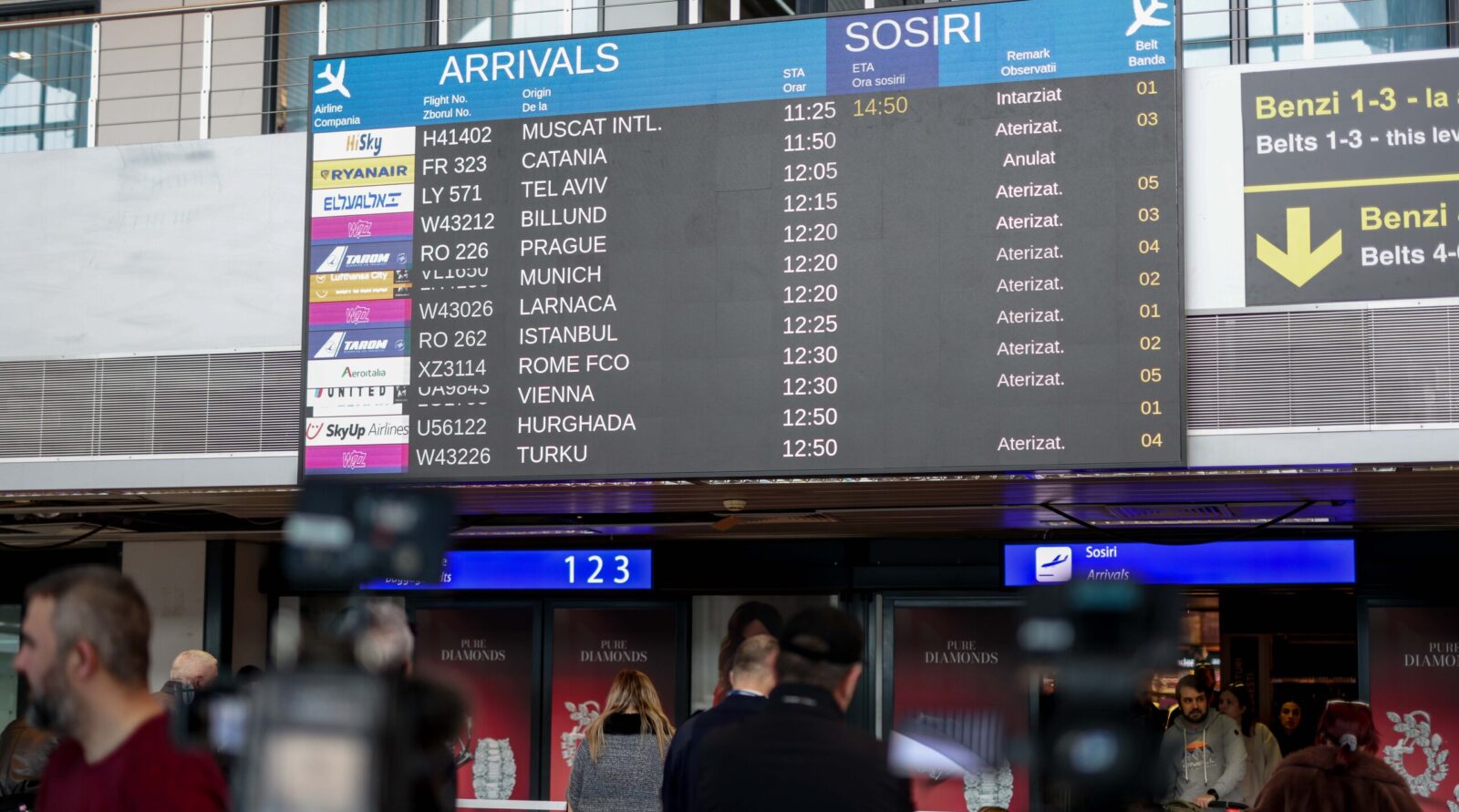 Aeroportul Otopeni programarea zborurilor