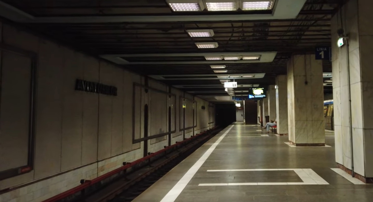 Schelă la metrou Magistrala 2 Aviatorilor