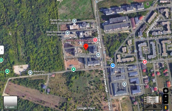 Un nou centru educaţional s-ar putea construi pe Bulevardul Timişoara. Teren de aproape un hectar, transferat către Sectorul 6. FOTO: Google Maps