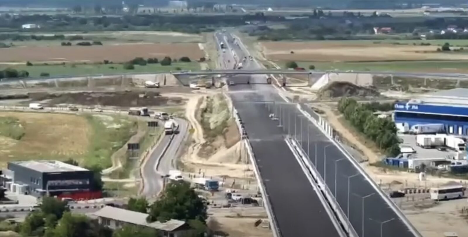 VIDEO | Stadiul lucrărilor la Lotul 3 al A0 Nord a ajuns la 90%, însă mobilizarea pe șantier nu este suficientă
