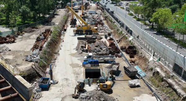 Stadiul lucrărilor la Magistrala 6 în mai