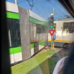 Două tramvaie s-au ciocnit în zona Obor. Foto: FB/ Info Trafic Bucuresti si Ilfov