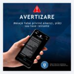 Tentative de fraudă prin sms cu taxe de parcare false. Cum sunt păcălite victimele. FOTO: DNSC