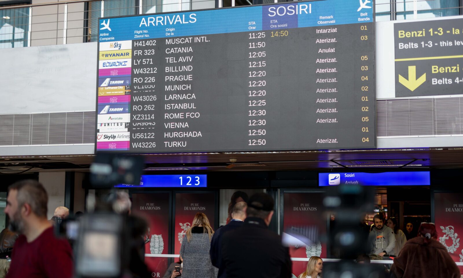 Trafic aerian în creștere pe cele două aeroporturi ale Capitalei