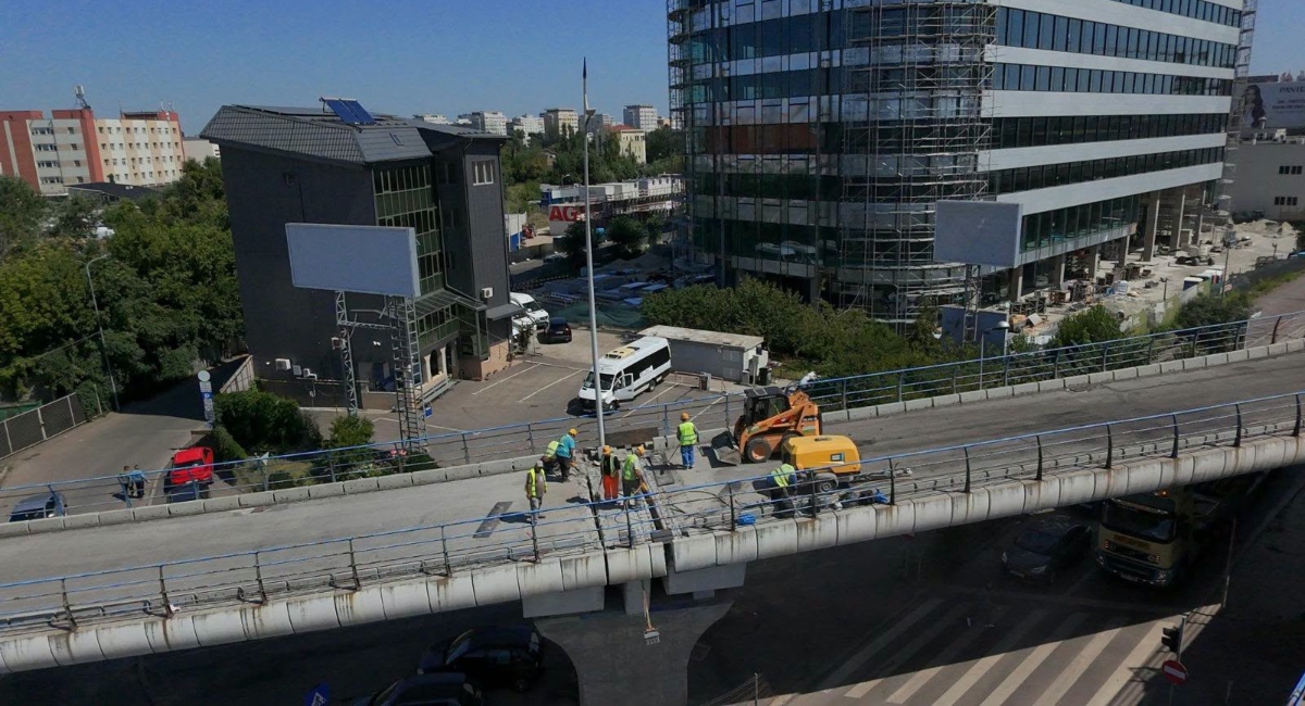 Lucrările la Pasajul Basarab