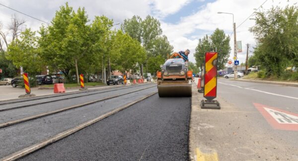 Trei șantiere modernizarea liniilor de tramvai București lucrări