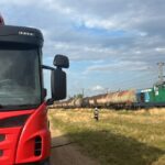 Tren de marfă vagoane cu motorină întârzieri spre București