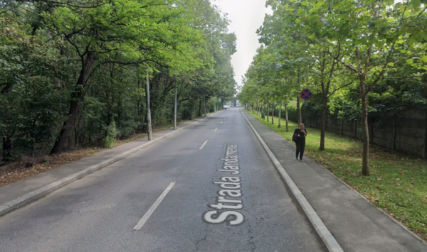 Noi restricţii de circulaţie pe Strada Jandarmeriei, pentru lucrările la Magistrala 6 de metrou. Foto: Google Maps