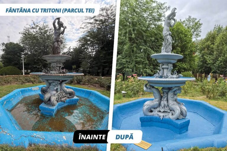 FOTO | Primăria Capitalei plătește peste 2 milioane de euro pentru curățarea monumentelor istorice. Cum arată statuile Bucureştiului după intervenţii