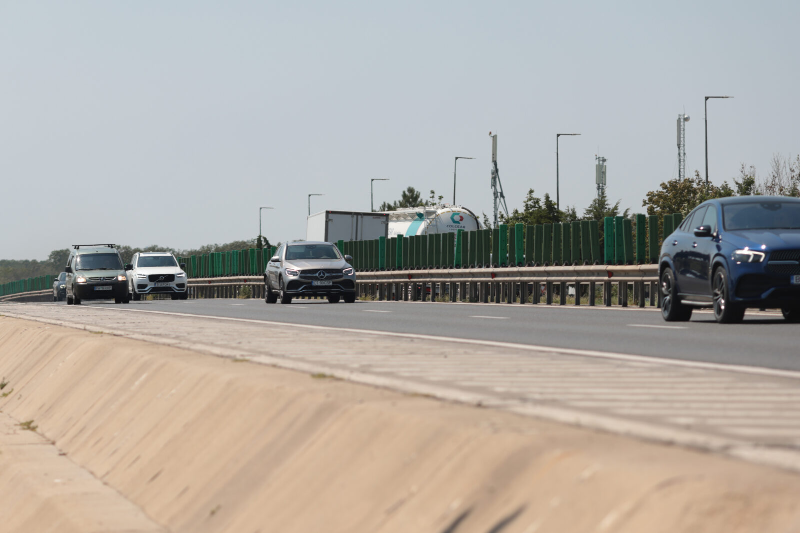 Trafic îngreunat pe Autostrada A2 București - Constanța