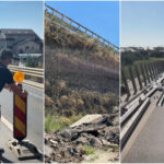 Primarul din Berceni a ieșit în stradă și a oprit lucrările de reparații la pasajul de peste A0