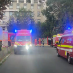 Incendiu la Institutul Clinic Fundeni. Foto: Captură de ecran
