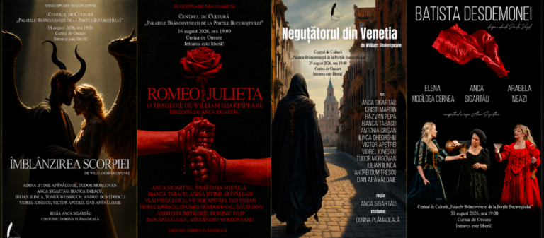 Patru opere de Shakespeare, puse în scenă la Palatul Brâncovenesc de la Mogoșoaia. Programul evenimentelor