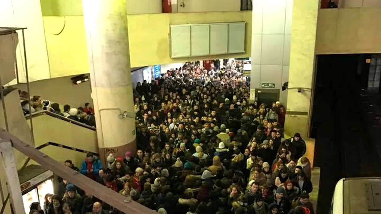 Mai multe trenuri de metrou au intrat în revizie. Metrorex introduce garnituri de tip Bombardier. FOTO: Mediafax