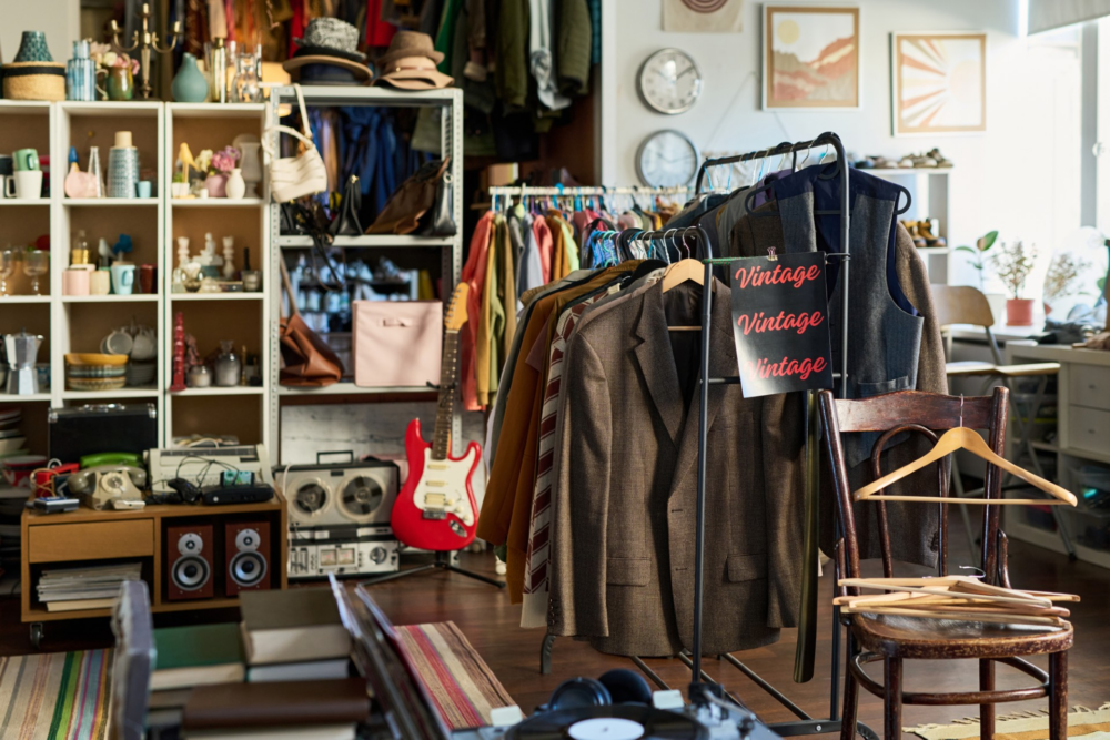Elogiu magazinelor second-hand