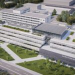 Maternitate nouă în curtea Spitalului Sfântul Ioan, din Capitală. Proiectul costă aproape 100 milioane de euro. FOTO: Arhiva