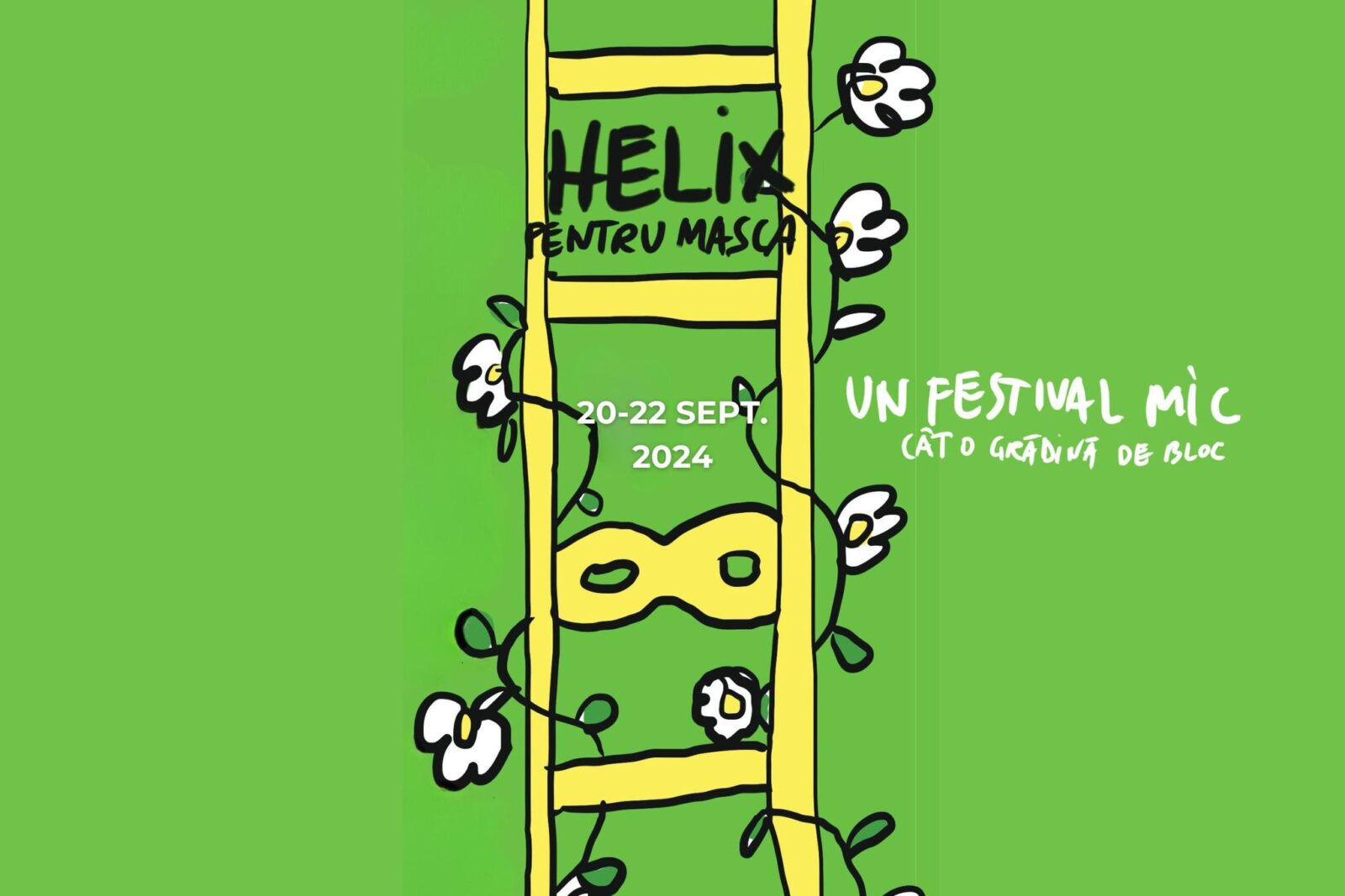 Teatrul Masca iși deschide grădina pentru „Helix pentru Masca – Mini-festival de cartier”.