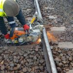 Au început lucrările de reînnoire a căii ferate, pe tronsonul Chitila - Golești. FOTO: CFR Infrastructură