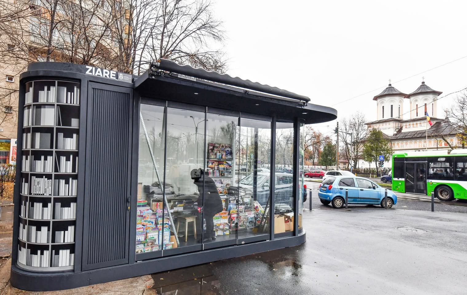 Sector 6 | Au fost montate ultimele șapte chioșcuri de presă. FOTO: PS6
