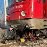 Accidentul feroviar, produs de un şofer fără permis. FOTO: clubferoviar.ro
