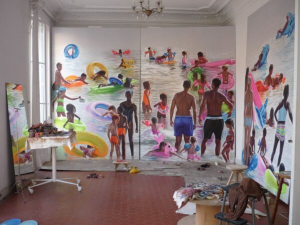 Expoziția „Bărbați”, a artistei germane Anke Doberauer. Foto arhivă: artemark.art