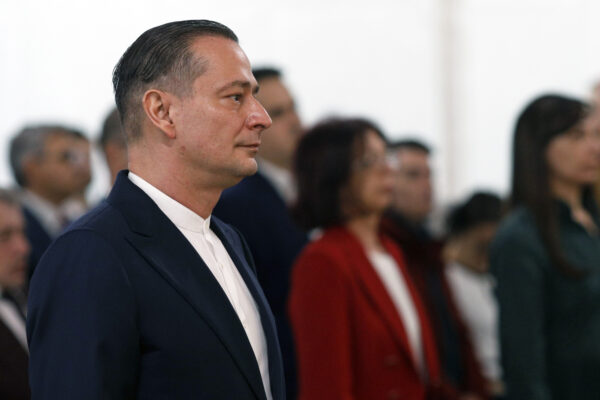 Daniel Băluţă la ceremonia de învestire. FOTO: Mălina Norocea, INQUAM