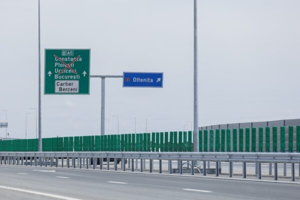 Lotul 1 de pe autostrada de centură a Bucureștiului, în circulație de miercuri. FOTO: Inquam Photos / Bogdan Buda