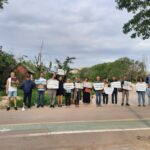 Lanț uman în jurul zonei retrocedate din IOR