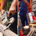 Lucrările de reabilitare a liniei 5 avansează. FOTO: Facebook / Nicușor Dan