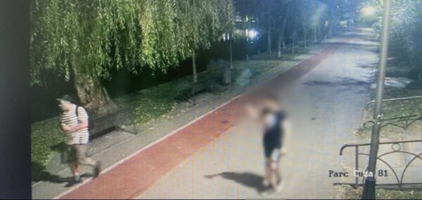 Bărbatul suspectat că a vrut să dea foc în Parcul IOR. Foto: Poliția Capitalei/ Imagini Amator