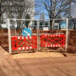 Șantierul Termoenergetica din parcul Păcii. FOTO: Ionuț Lepa