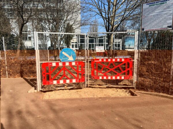 Șantierul Termoenergetica din parcul Păcii. FOTO: Ionuț Lepa