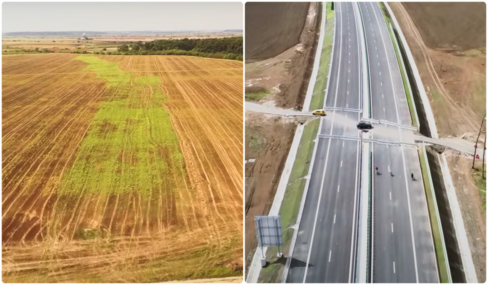VIDEO | Pe A0 Nord, între A1 și Corbeanca, crește „gazon”. La 5 ani de la licitație, s-au decopertat câteva petice de strat vegetal în timp ce pe autostrada „muzeu”, către Afumați, se plimbă bicicliști