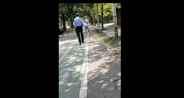 Amenințat că va fi ars de viu. Captură video