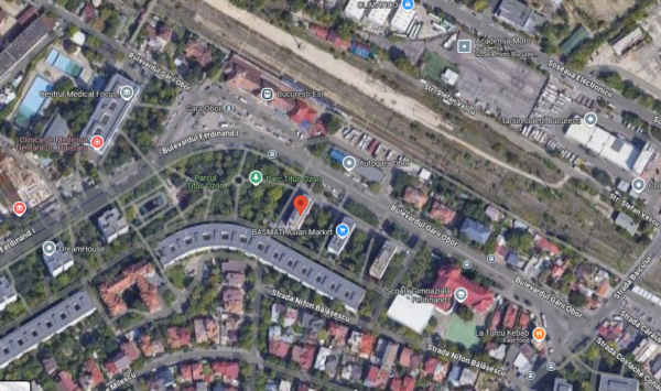 Centrul de recuperare pentru copii cu handicap S2 s-ar putea muta. FOTO: Google Satellite View
