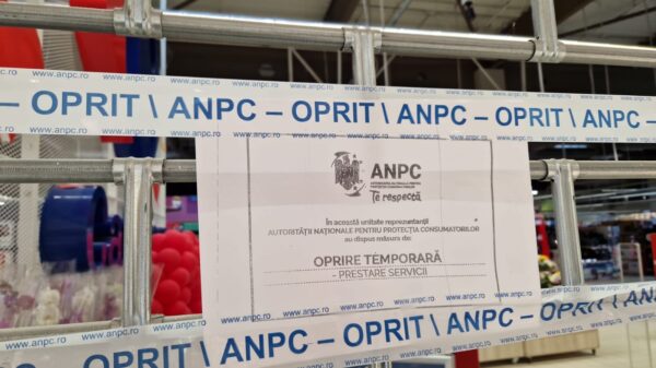 ANPC | Amenzi de peste 175.000 de euro pentru 16 unități comerciale de pe Șoseaua de Centură a Capitalei. FOTO: ANPC