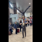 Spectacol de circ la Aeroportul Otopeni