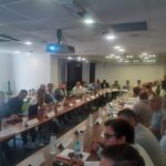 Consultare cu proiectanţii pe marginea caietului de sarcini pentru drumul de mare viteză Bucureşti-Giurgiu. FOTO: CNIR