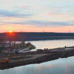 Viaductul de la Cernica face parte din Lotul 4 al A0 Nord care ar fi trebuit finalizat în octombrie 2024. Sursa: Youtube/Raducu P Drum