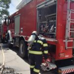 Explozie într-un bloc din Bucureşti. Foto ISU București-Ilfov