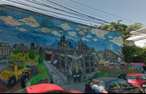 Povestea „muralului-cult" de pe casa cu graffiti din strada Arthur Verona