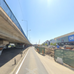 Circulație reconfigurată pe DN1. Foto: Google Maps