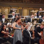 Violonista Maria Marica, la concertul de deschidere a Concursului Enescu 2024