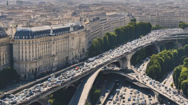 Micul Paris si marea viteza. FOTO: FOTO: Canva AI
