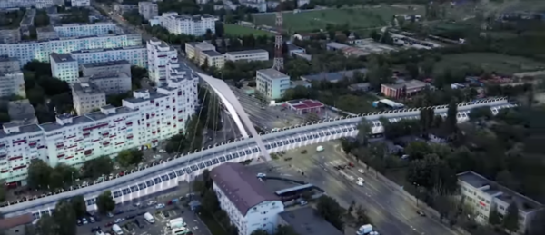 Încă un pasaj suprateran în Sectorul 4. Captură video