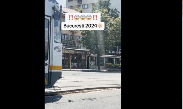 Pericol pe Bulevardul Basarabia. Captură video