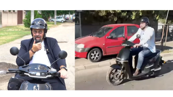 Piedone Jr. îl imită pe tatăl său